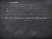 Tablet Screenshot of le-tremplin.fr